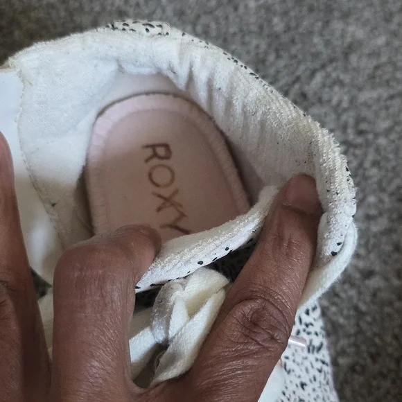 Pre-owned Womens Roxy Surf Roxy Mid High Top Sneaker Shoes Sz 8 - Picture 8 of 11